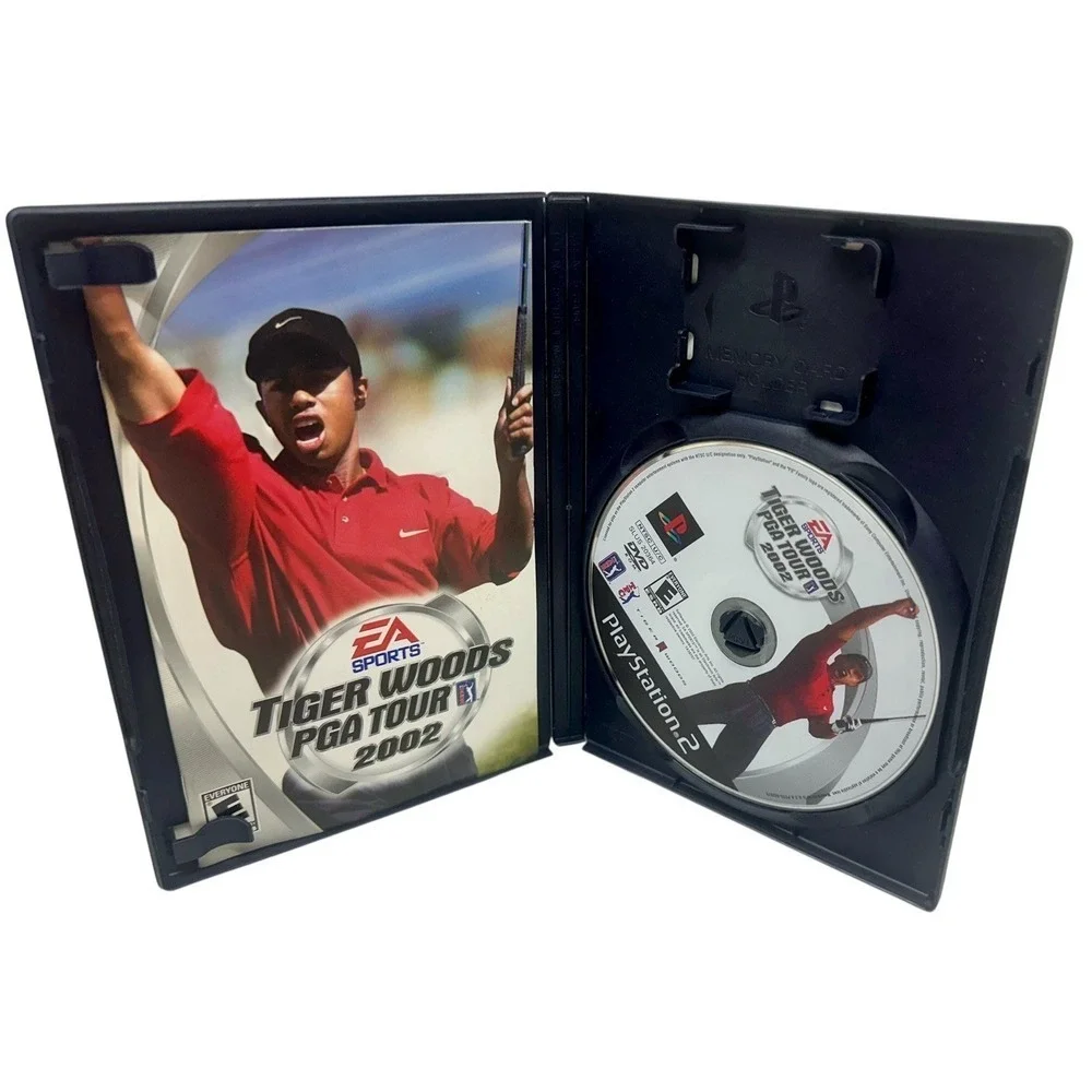 Tiger Woods PGA Tour 2002 (Sony PlayStation 2, 2002) w/ Manual